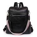 Ladys leather school bag