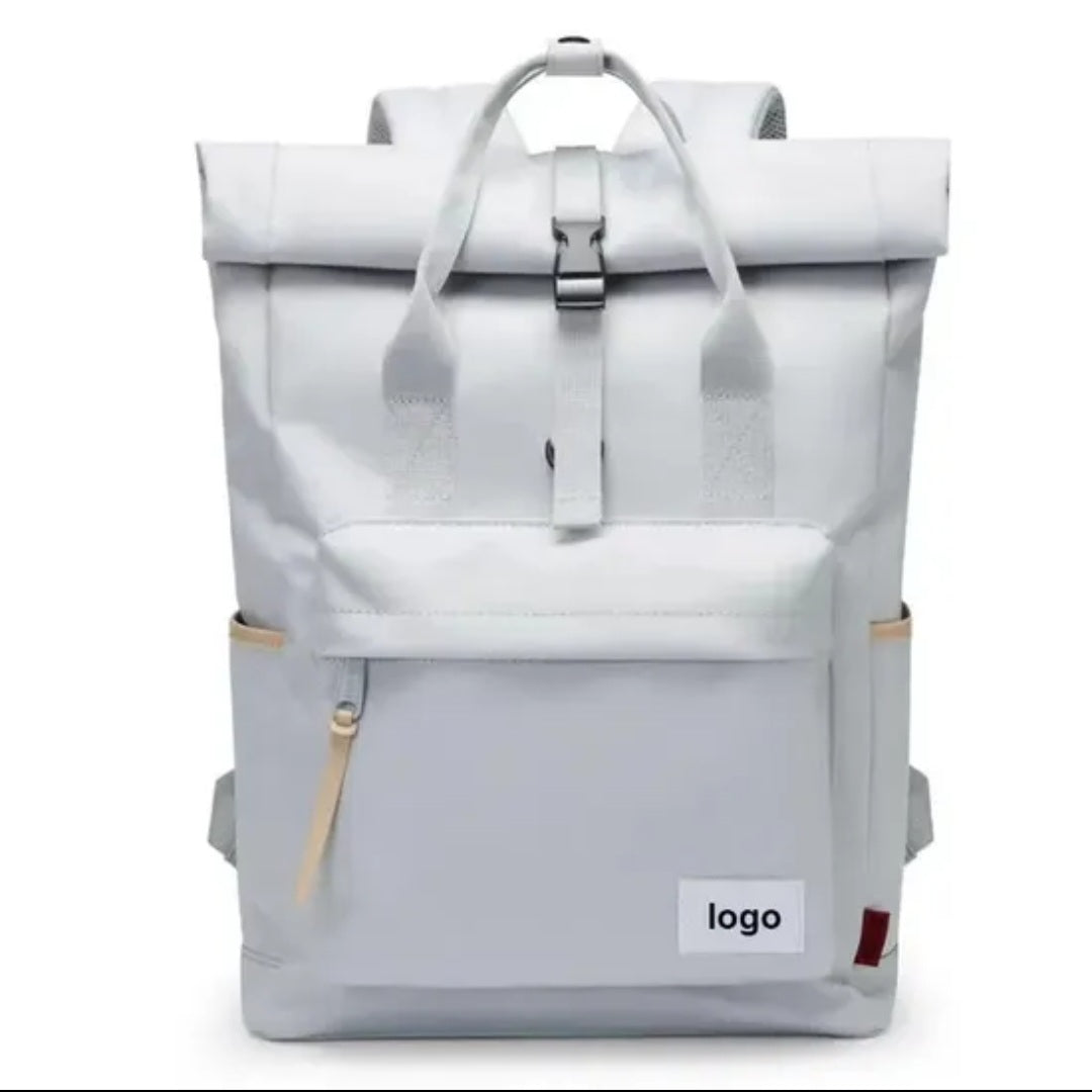 Anti theft roll backpack