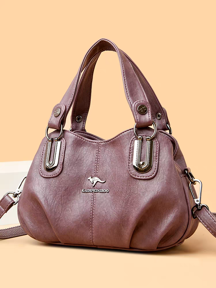 soft Leather, One-shoulder cross body bag.